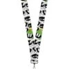 Buckle-Down Lanyard - Marvin The Martian Expressions Stacked White/Black/Green/Gold