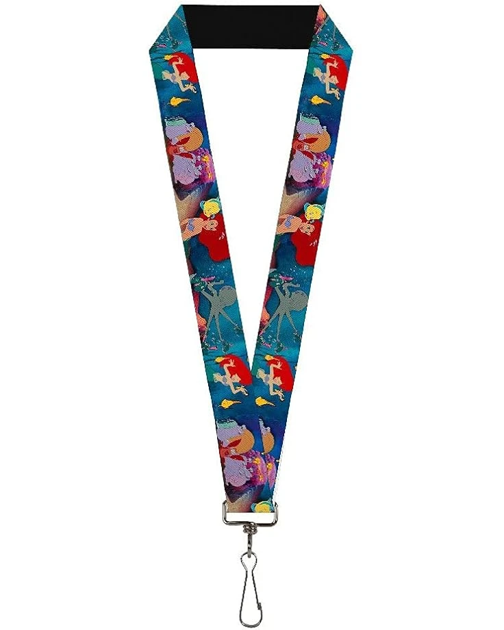 Buckle-Down Lanyard - The Little Mermaid Under The Sea Scenes2-Octopus/Snails 1 Buckle-Down Lanyard - The Little Mermaid Under The Sea Scenes2-Octopus/Snails