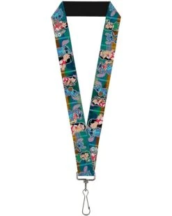 Buckle-Down Lanyard-1.0-Lilo & Stitch 5-Scene Blocks