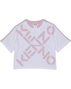 Kenzo Kids Maxi Cross Logo Short Sleeve T-Shirt (Toddler/Little Kids)