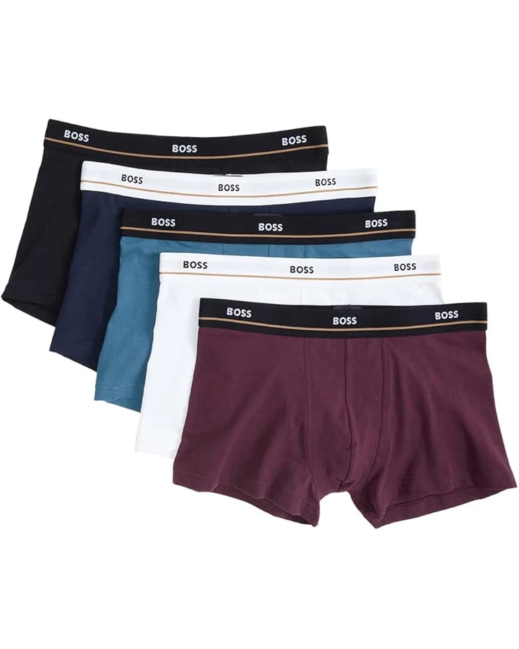 BOSS 5-Pack Bold Logo Cotton Stretch Trunks 1 BOSS 5-Pack Bold Logo Cotton Stretch Trunks