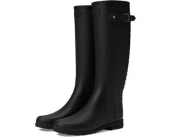 Hunter Refined Tall Studded Back Strap Boot