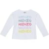 Kenzo Kids Multi Logo Long Sleeve T-Shirt (Toddler/Little Kids)
