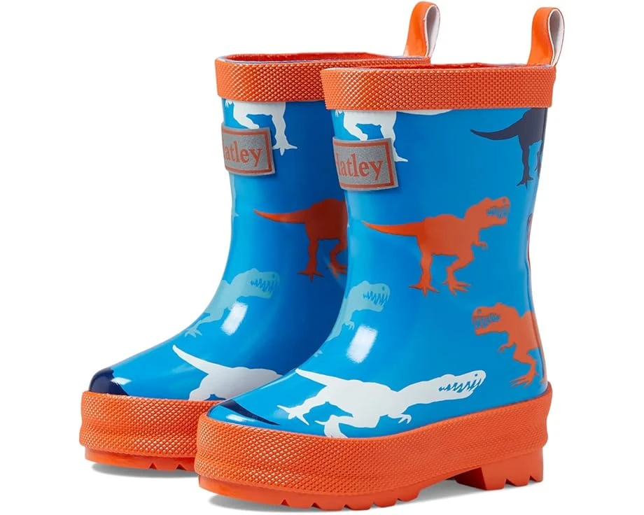 Hatley Kids Giant T-Rex Shiny Rain Boots (Toddler/Little Kid/Big Kid) 1 Hatley Kids Giant T-Rex Shiny Rain Boots (Toddler/Little Kid/Big Kid)