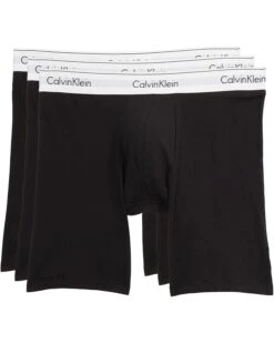 Calvin Klein Underwear Modern Cotton Stretch Boxer Brief Long 3-Pack
