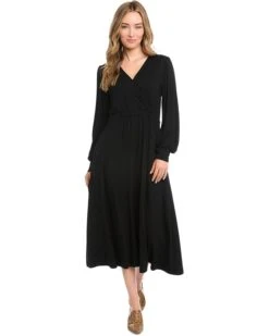 Karen Kane Long Sleeve Artisan Dress