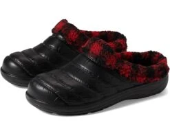 SKECHERS Foamies Cozy Camper W/ Plaid Sherpa Clog