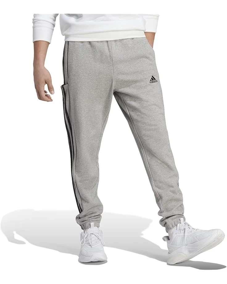 Adidas Big & Tall Essentials Camo French Terry Tapered 3-Stripes Pants 1 Adidas Big & Tall Essentials Camo French Terry Tapered 3-Stripes Pants