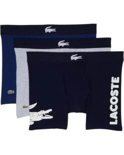 Lacoste 3-Pack Boxer Brief Causal Fashion Big Croc