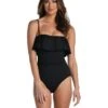 La Blanca Island Goddess Ruffle Bandeau One-Piece
