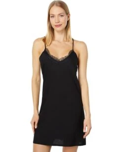 Skin Pima Cotton With Lace Sexy Slip