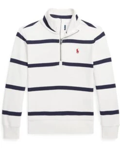 Polo Ralph Lauren Kids Striped Cotton Interlock Pullover (Toddler)