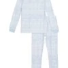 P.J. Salvage Kids Too Cool For School Velour Two-Piece Jammie Set (Toddler/Little Kids/Big Kids)