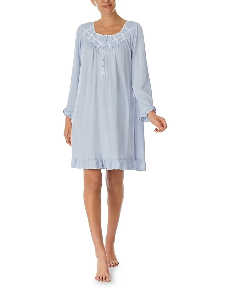 Eileen West Long Sleeve Sweater Knit Gown 1 Eileen West Long Sleeve Sweater Knit Gown