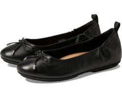 FitFlop Allegro Bow Leather Ballerinas