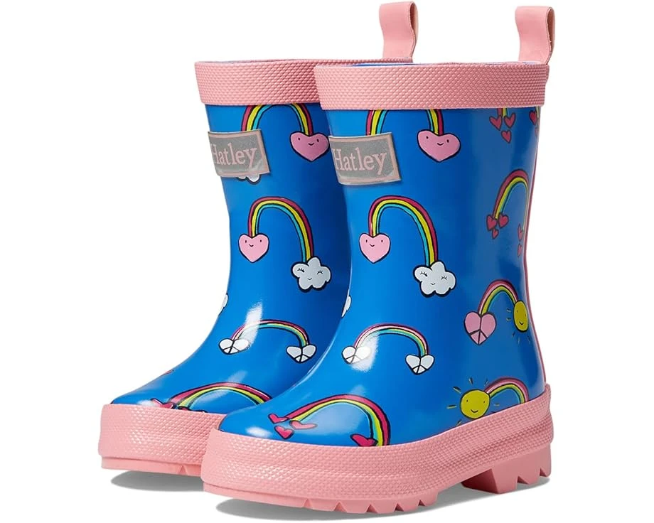 Hatley Kids Summer Sky Shiny Rain Boots (Toddler/Little Kid/Big Kid) 1 Hatley Kids Summer Sky Shiny Rain Boots (Toddler/Little Kid/Big Kid)