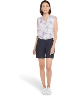 NYDJ Roxanne Shorts In Lightweight Rinse