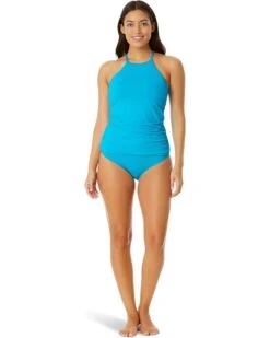 Anne Cole High Neck Tankini