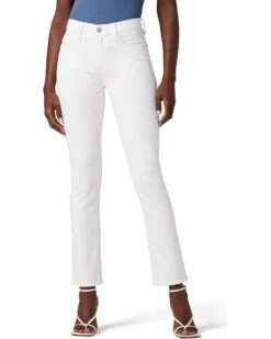Hudson Jeans Nico Mid-Rise Straight Ankle In White