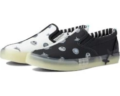 Ground Up Glow In The Dark The Nightmare Before Christmas All Over Print Slip-On (Adult)