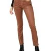 AG Adriano Goldschmied Mari High-Rise Slim Straight In Leatherette Light Canyon Rock