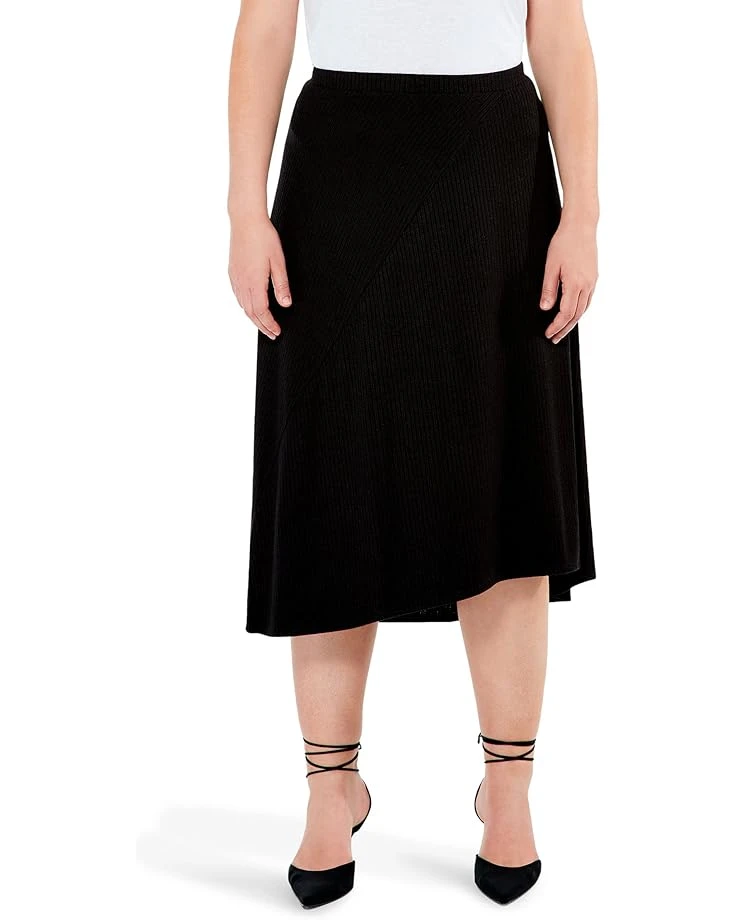 NIC+ZOE Plus Size Cozy Rib Skirt 1 NIC+ZOE Plus Size Cozy Rib Skirt