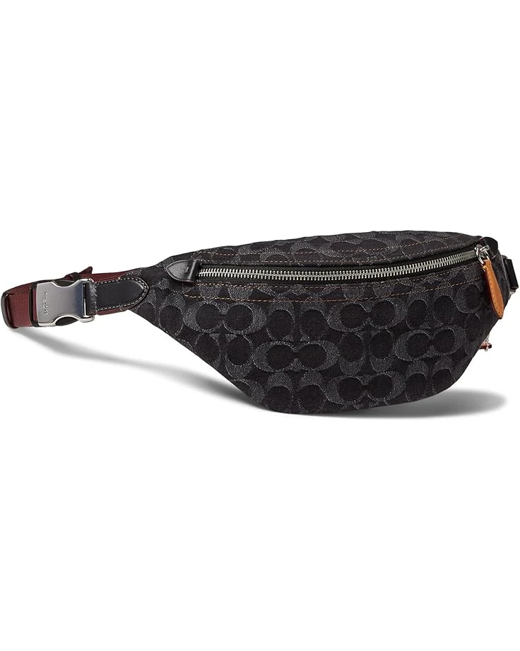 COACH Charter Belt Bag 7 In Signature Denim 1 COACH Charter Belt Bag 7 In Signature Denim