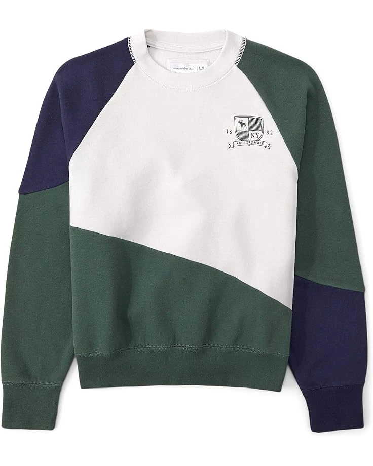 Abercrombie Kids Vintage Color-Blocked Crew Pattern (Little Kids/Big Kids) 1 Abercrombie Kids Vintage Color-Blocked Crew Pattern (Little Kids/Big Kids)