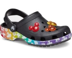 Crocs Kids Classic Disney Rainbow Clog (Little Kid/Big Kid)