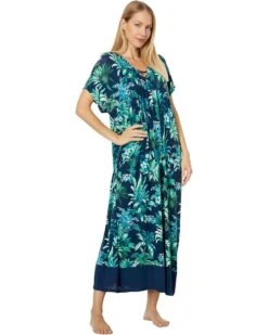 Tommy Bahama Palm Print Caftan