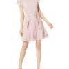 Karl Lagerfeld Paris Dresses Women's Geo Georgette Ruffle Dress