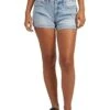 Silver Jeans Co. Boyfriend Mid-Rise Shorts L53623SOC111