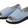 Silverts 15180 Extra Wide Adjustable Closure Open Toes For Indoor/Outdoor