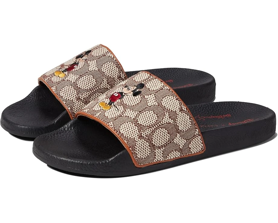 COACH Disney Parks Signature Textile Jacquard W/ Mickey And Friends Embroidery 1 COACH Disney Parks Signature Textile Jacquard W/ Mickey And Friends Embroidery