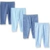 Hanes Baby Flexy 4 Pack Knit Pants