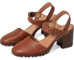 Madewell The Claudie Heeled Lugsole Mary Jane In Leather