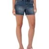 Liverpool Vickie Fray Hem Shorts In Harpswell
