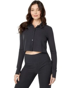 Madewell Eden Brushed Corded Ribbed Long Sleeve Cardigan