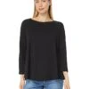 Lilla P 3/4 Sleeve Boatneck Swing Top