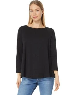 Lilla P 3/4 Sleeve Boatneck Swing Top