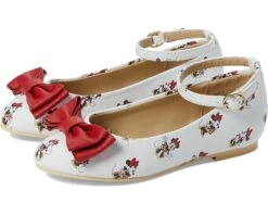 Janie And Jack Minnie Mouse Bow Flat (Toddler/Little Kid/Big Kid)