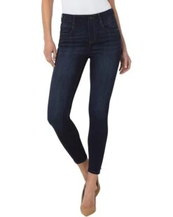 Liverpool Gia Glider Pull-On Ankle Skinny Sustainable In Dunmore Dark
