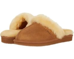 L.L.Bean Wicked Good Shearling-Lined Slides