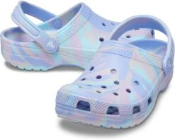 Crocs Kids Classic Marbled Tie-Dye Clog (Little Kid/Big Kid)