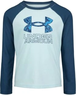 Under Armour Kids Forage Camo Big Logo Long Sleeve Tee (Little Kids/Big Kids)
