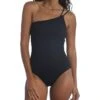 La Blanca Island Goddess One Shoulder Mio One-Piece Swimsuit