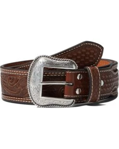 M&F Western Nocona Floral Emboss With Basket Weave Tabs