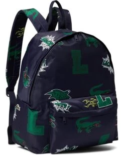 Lacoste Iconic Croc Heroes Graphic Print Backpack