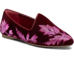 Birdies Heron Embroidered Flat