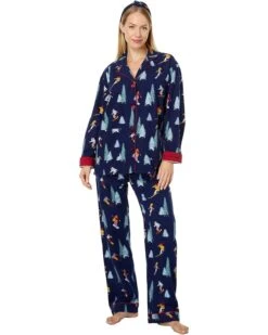 P.J. Salvage Flannel PJ Set With Headband